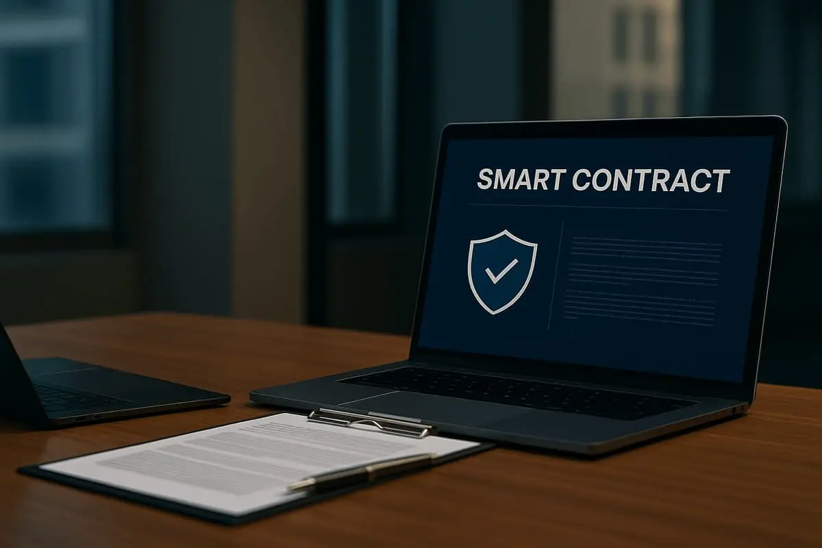 Automated smart contract validation workflow for instant content protection